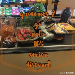 Groceries 2 Go NOLA Senior Discount